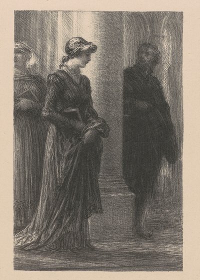 Richard Wagner und sein Genie aus Szenen von Rheingold von Henri Fantin-Latour