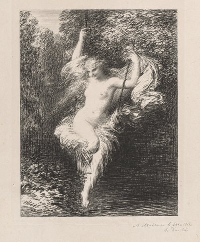 Sarah die Badende von Henri Fantin-Latour