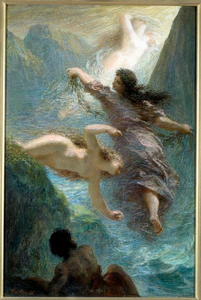 Die Mädchen vom Rhein von Ignace Henri Jean Fantin Latour