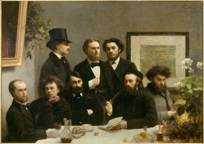 Tischecke von Ignace Henri Jean Fantin Latour