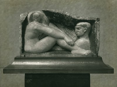 Odaliske (Mann und Frau) 1912-13 (Alabaster) von Henri Gaudier Brzeska