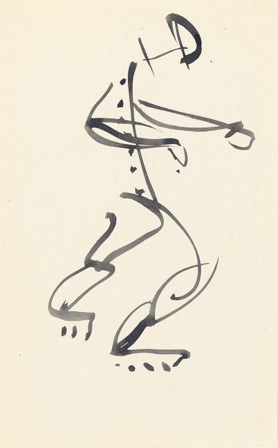 Studie für "Roter Steintänzer", 1914 von Henri Gaudier Brzeska