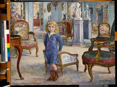 Paul de Camondo im Hotel de Camondo, 1910 von Henri Lebasque