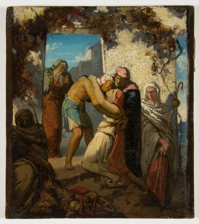 Eine Szene aus der Geschichte des Tobias von Henri Lehmann