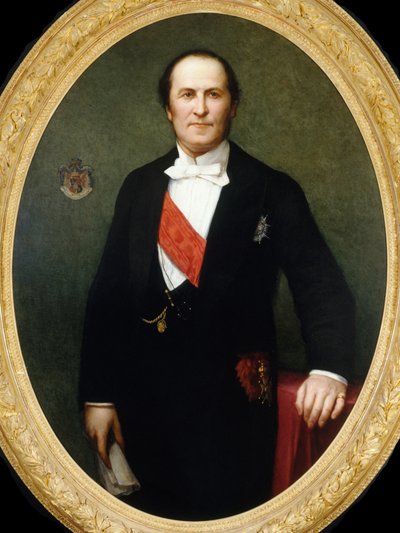 Porträt von Georges-Eugène Baron Haussmann von Henri Lehmann
