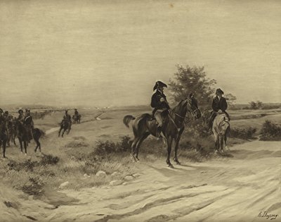 Schlacht von Waterloo, 1815 (Gravur) von Henri Louis Dupray