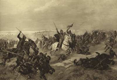 Die Schlacht von Hastings, 1066 von Henri Louis Dupray