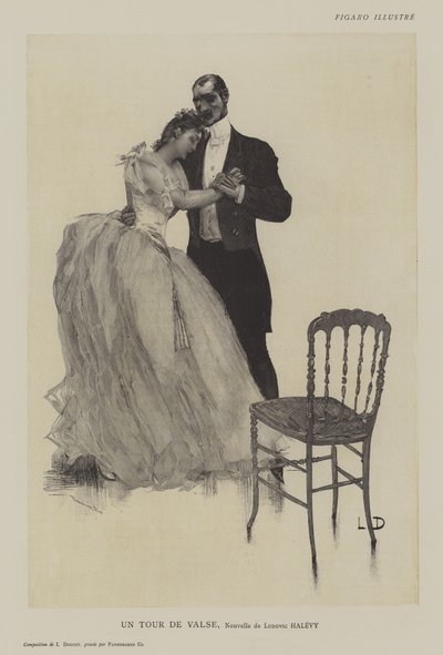 Un Tour de Valse, Kurzgeschichte von Ludovic Halévy von Henri Lucien Doucet