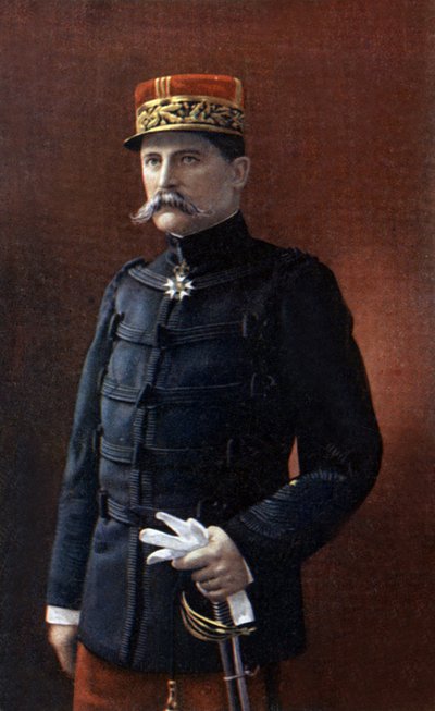 General Auguste Hirschauer, General im Ersten Weltkrieg, Foto von Henri Manuel von Henri Manuel