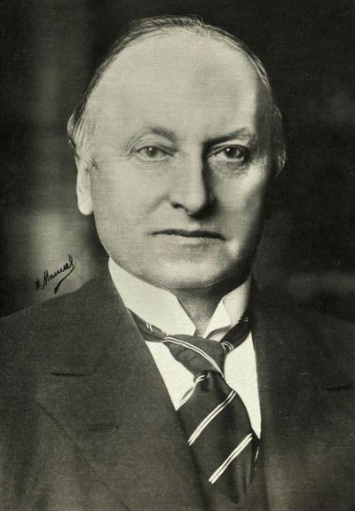 Porträt von Lord Georges Curzon von Henri Manuel