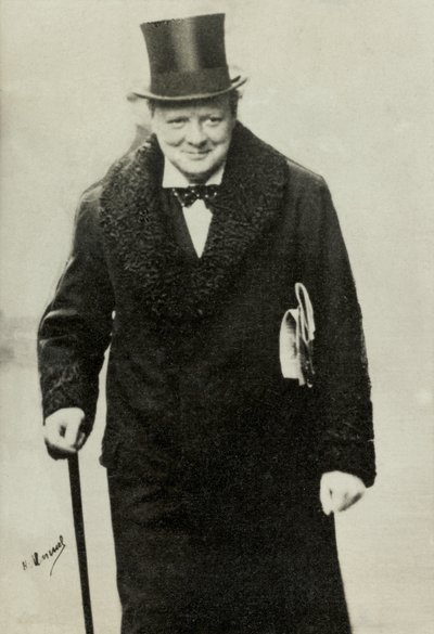 Porträt von Winston Churchill von Henri Manuel