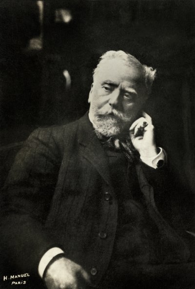 Porträt des französischen Malers Leon Augustin Lhermitte von Henri Manuel