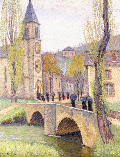 Die Messe in Bastide du Vert, ca. 1920 von Henri Martin