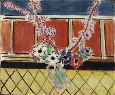 Anemonen und Pfirsichblüten von Henri Matisse