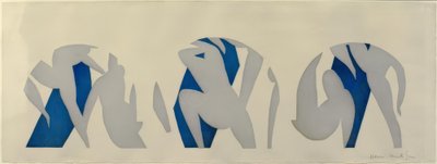 Der Tanz, grau, blau, weiß von Henri Matisse