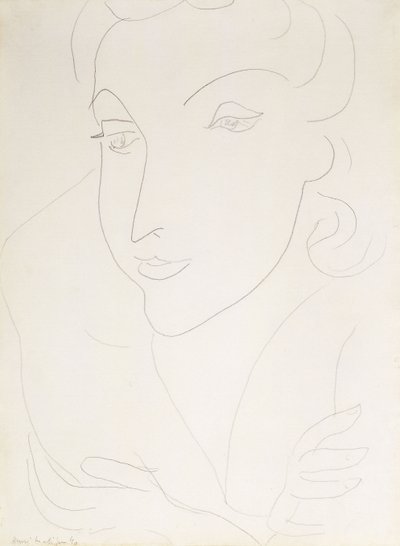 Kopf einer jungen Frau von Henri Matisse