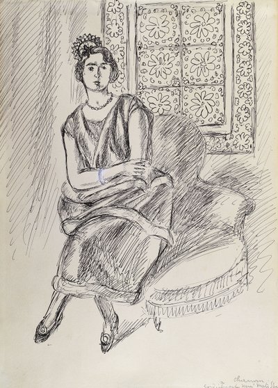Henriette und Moucharabieh-Fenster von Henri Matisse