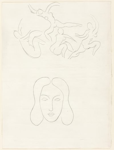 Hérodiade, Szene IV, Platte dreizehn aus Poesies de Mallarmé von Henri Matisse