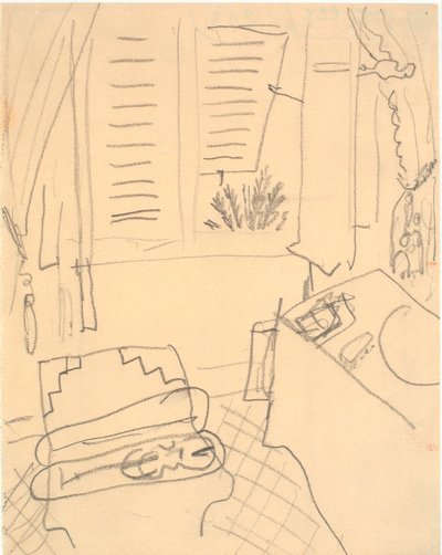 Innenraum mit einer Violine von Henri Matisse
