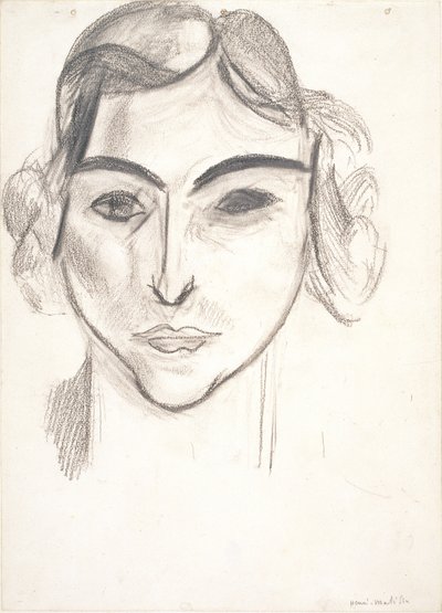 Frauenkopf. Porträt von Laurette von Henri Matisse