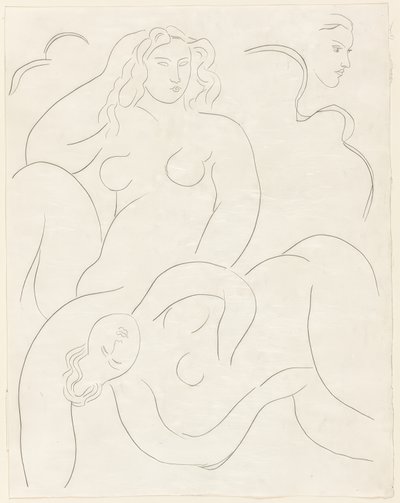 Der Nachmittag eines Fauns: Égloue, Platte vierzehn aus Poesies de Mallarmé von Henri Matisse