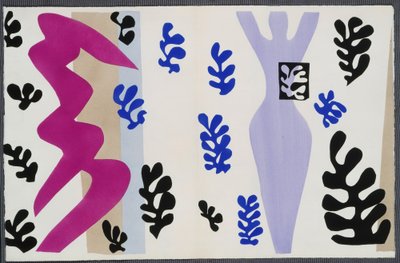 Der Messerwerfer. Aus „Jazz“. Tafel XV. S. 106 von Henri Matisse