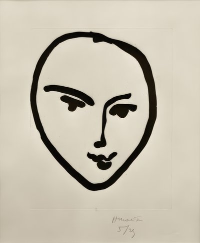 Nadia. Lächelnde Maske von Henri Matisse