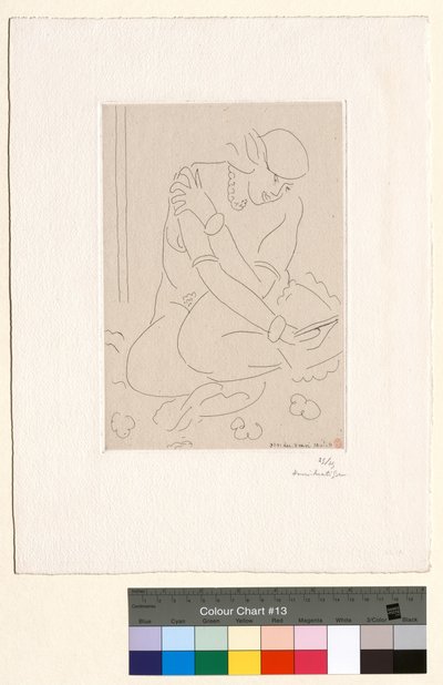 Kauernder Akt, Hand auf der Schulter von Henri Matisse
