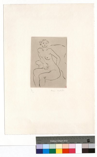 Nu au fauteuil, main gauche von Henri Matisse