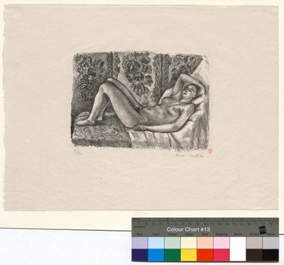 Liegender Akt vor dem Paravent Ludwig XIV. von Henri Matisse