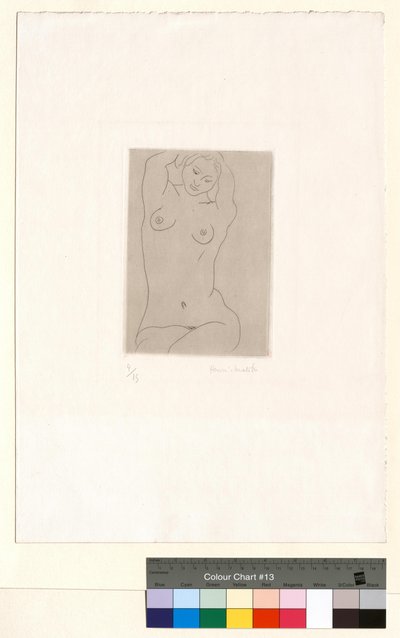 Akt mit den Armen über dem Kopf von Henri Matisse