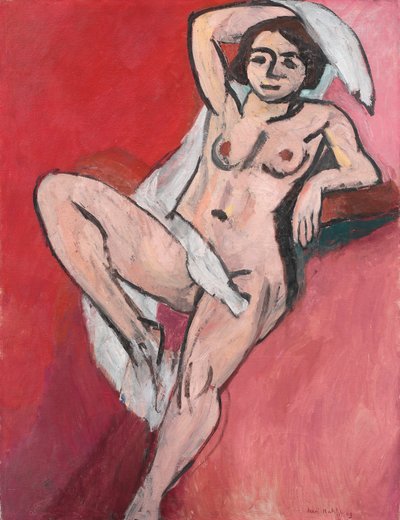 Akt mit weißem Schal von Henri Matisse