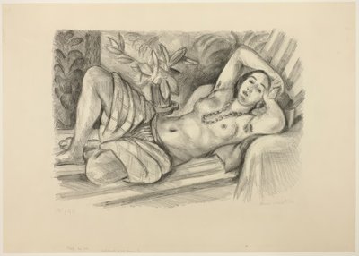 Odaliske mit Magnolie von Henri Matisse