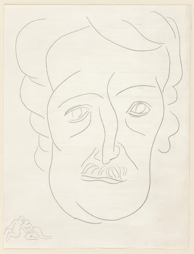 Mehrere Sonette: Das Grab von Edgar Poe, Platte 26 aus Poesies de Mallarmé von Henri Matisse