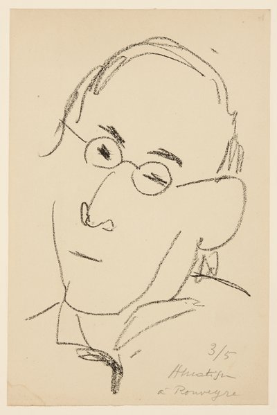 Porträt von Paul Léautaud von Henri Matisse