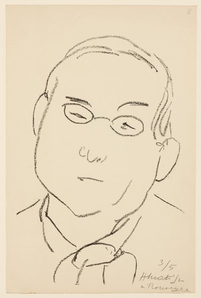 Porträt von Paul Léautaud von Henri Matisse