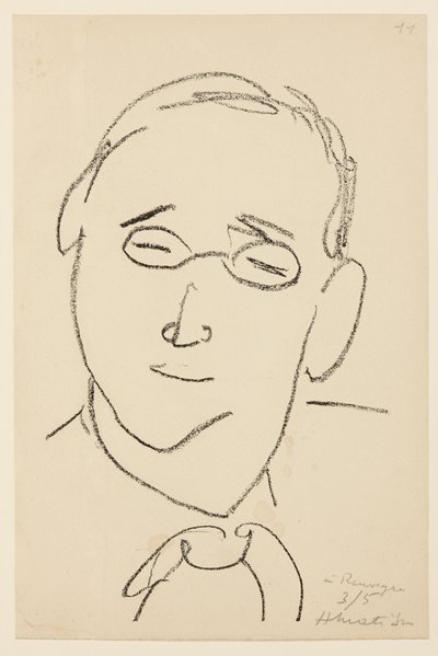Porträt von Paul Léautaud von Henri Matisse