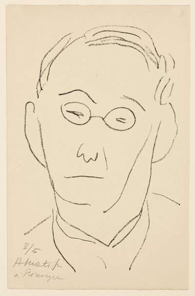 Porträt von Paul Léautaud von Henri Matisse