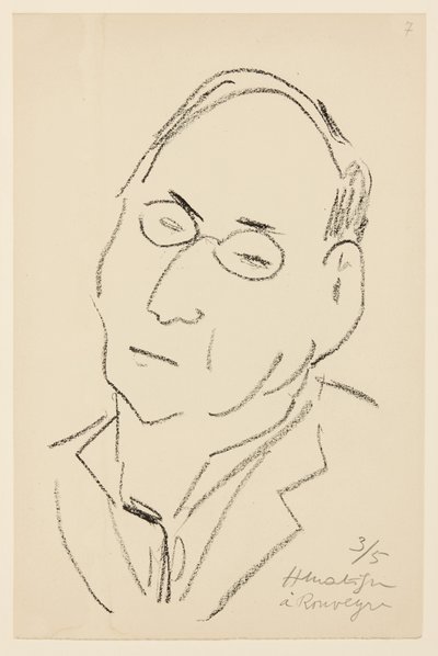 Porträt von Paul Léautaud von Henri Matisse