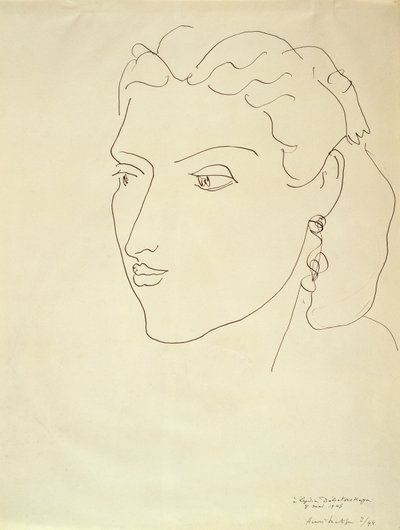 Porträt einer Frau von Henri Matisse