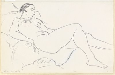 Liegender weiblicher Akt von Henri Matisse
