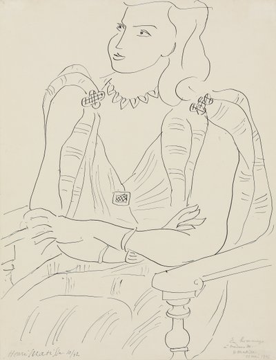 Sitzende Frau von Henri Matisse