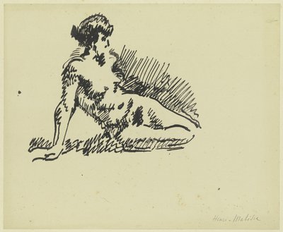 Sitzender weiblicher Akt von Henri Matisse