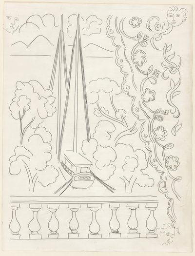 Soupir, Platte fünf aus Poesies de Mallarmé von Henri Matisse