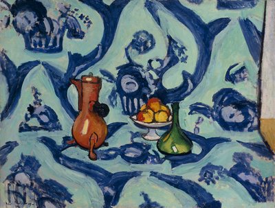 Stillleben mit blauem Tischtuch von Henri Matisse