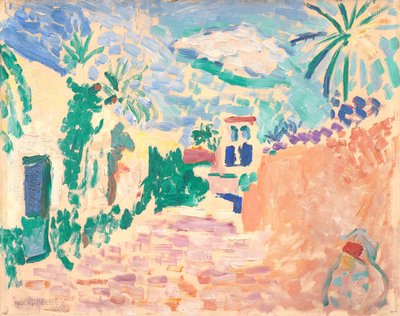 Straße in Biskra, Algerien von Henri Matisse