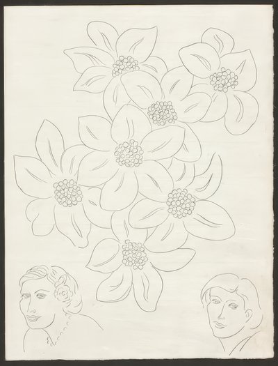 Die Blumen, Platte sechs aus Poesies de Mallarmé von Henri Matisse
