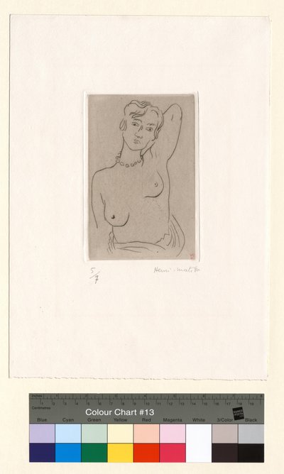 Torso, linker Arm hinter dem Kopf von Henri Matisse