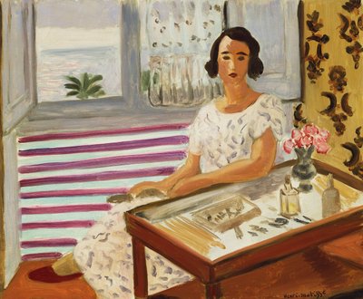 Frau an ihrem Frisiertisch von Henri Matisse