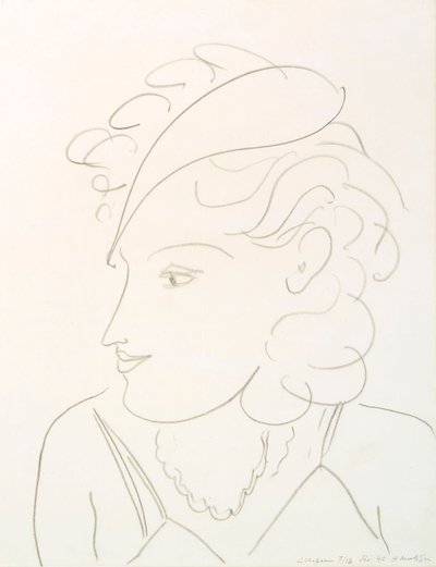 Frau mit Hut von Henri Matisse